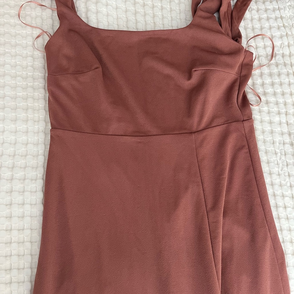 Birdy Grey Crepe Alex Maxi Dress with Slit Desert Rose - sold out online! - Picture 8 of 8